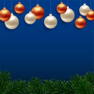 Merry Christmas background. Vector greeting card Stock Illustration