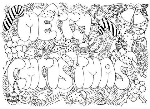 Merry Christmas background. Vector image Stock Illustration