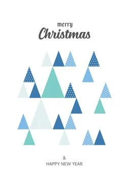 Merry Christmas ball with triangle pattern 스톡 일러스트