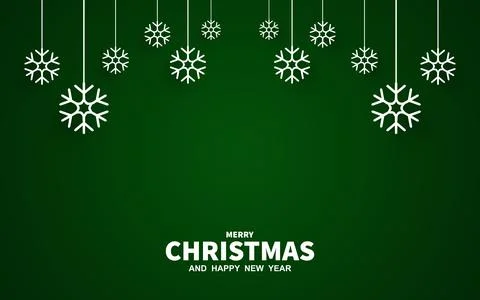Merry Christmas banner template. Vector for xmas, new year, holiday season,.. Stock Illustration