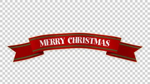 Merry Christmas Banner Title Element Иллюстрация