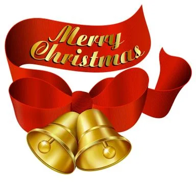Merry Christmas Bells Stock Illustration