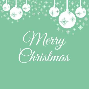 Merry christmas border Stock Illustration