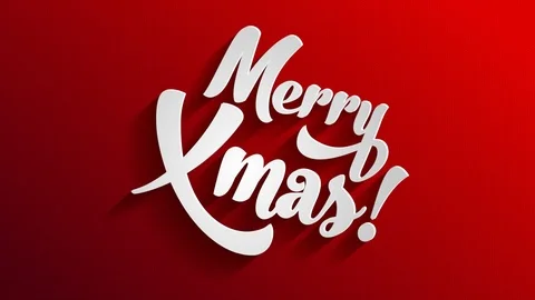 Merry Christmas calligraphy Stock Footage 99206250