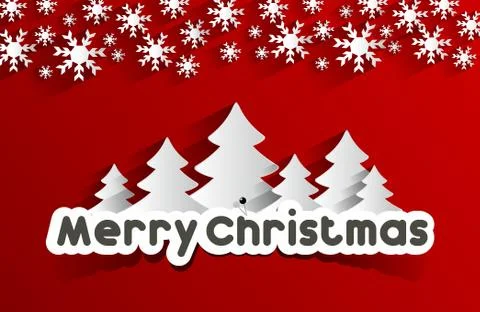 Merry Christmas Card Stock Illustration