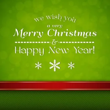 Merry christmas card Stock Illustration