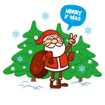 Merry Christmas card Stock Illustration
