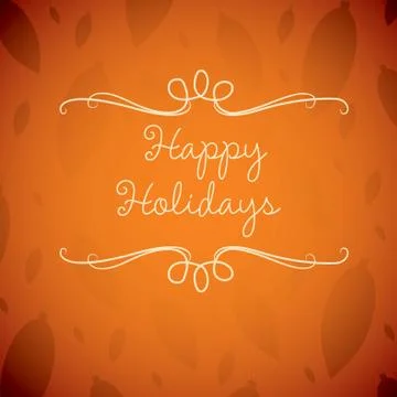 Merry Christmas card in vector format. Stock Illustration