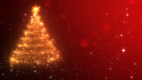 Merry Christmas composition with christmas tree. Stock Footage 138806038