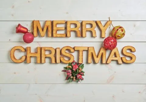 Merry Christmas composition Foto stock