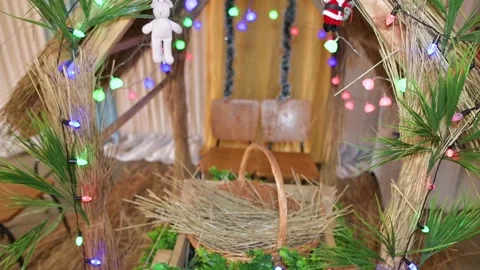 ‘Merry Christmas’ Decorations Video stock 310481140