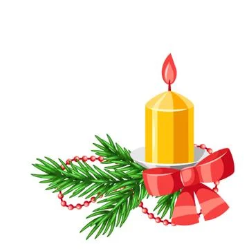 Merry Christmas decorative element. Stock Illustration