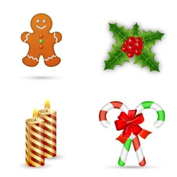Merry Christmas design elements Stock-Illustration