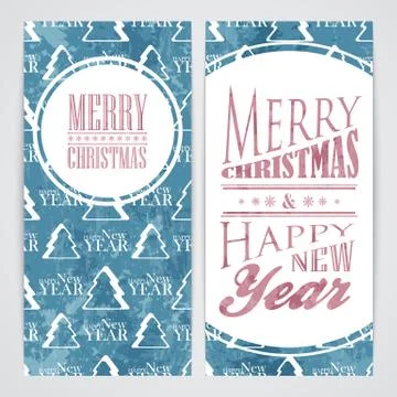 Merry Christmas flayers Stock Illustration