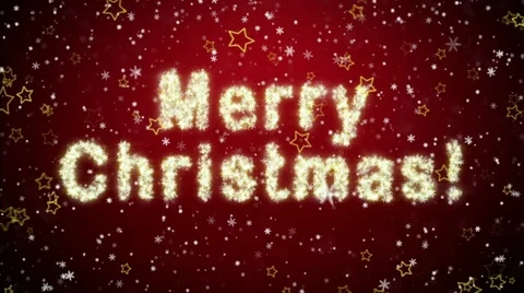 Merry Christmas Stock Footage 12460058