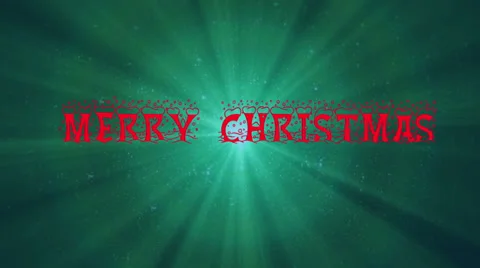 Merry Christmas Stock Footage 32845537
