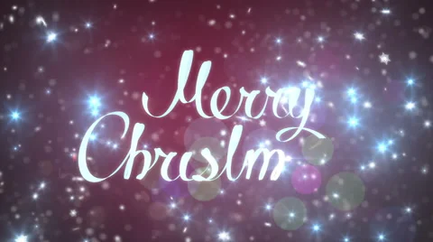 Merry Christmas Video stock 68696466