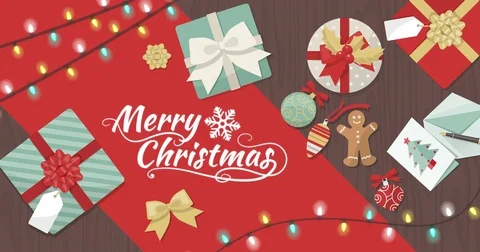 Merry Christmas Stock Footage 82612354