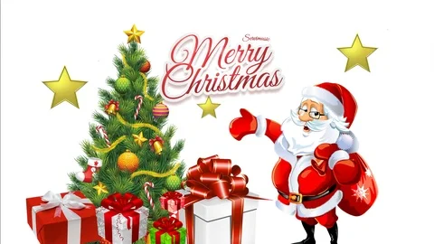Merry Christmas Stock Footage 88349135