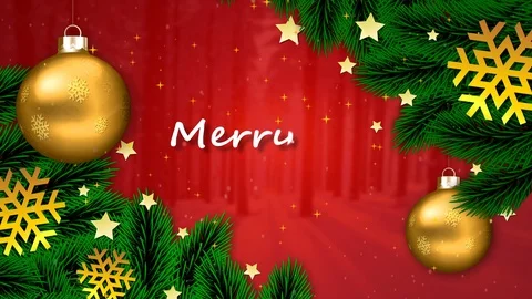 Merry christmas Stock Footage 98220580