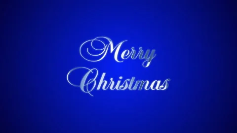 Merry Christmas from glowing particles Stock Footage 183531384