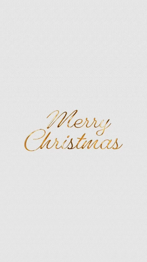 Merry Christmas Golden Script Typography Animation on Transparent Background and Stock Footage 320052675