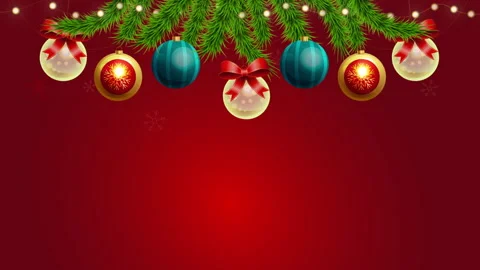 Merry Christmas Gradient Background Stock Footage 260914535