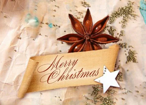 Merry christmas greeting Stock Illustration
