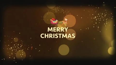 Merry Christmas Greeting Video Stock Footage 291376281