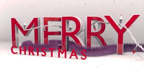 Merry Christmas (HD) 스톡 동영상 7728542