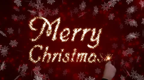 Merry christmas HD 動画素材 25616016