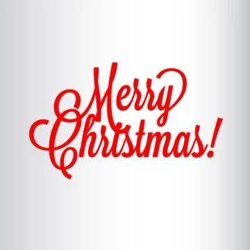 Merry Christmas header Stock Illustration