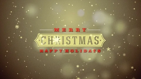 Merry Christmas holiday loop background Stock Footage 69943235