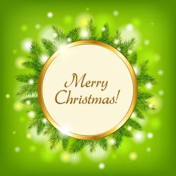 Merry christmas Stock Illustration
