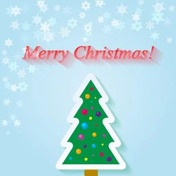 Merry christmas Stock Illustration