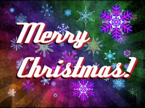 Merry Christmas! Stock Illustration