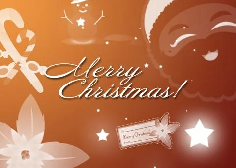 Merry christmas Stock Illustration
