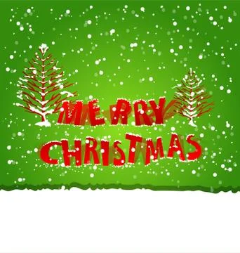 Merry christmas Stock Illustration