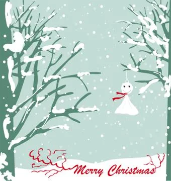 Merry christmas Illustrazione stock