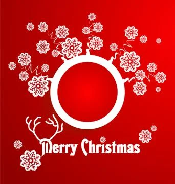 Merry christmas Stock Illustration