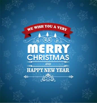Merry christmas Stock Illustration