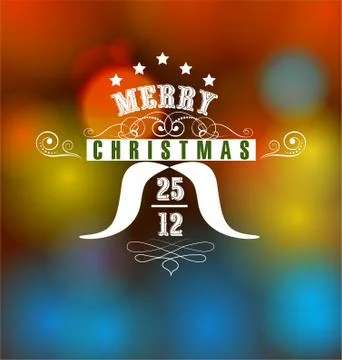 Merry christmas Stock Illustration