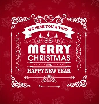 Merry christmas Stock Illustration