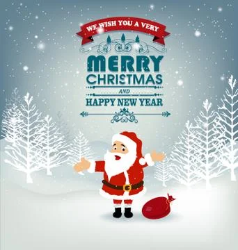 Merry christmas Stock Illustration
