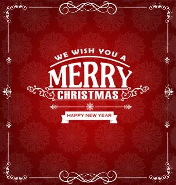 Merry christmas Illustrazione stock