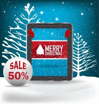 Merry christmas Stock Illustration