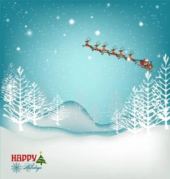 Merry christmas Stock Illustration