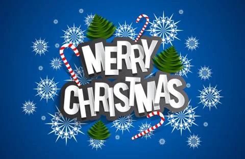 Merry Christmas Stock Illustration
