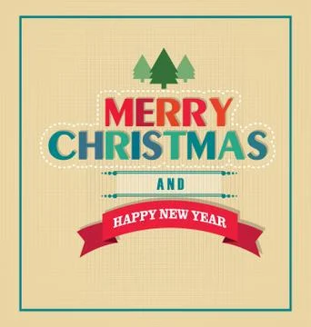 Merry christmas Illustrazione stock