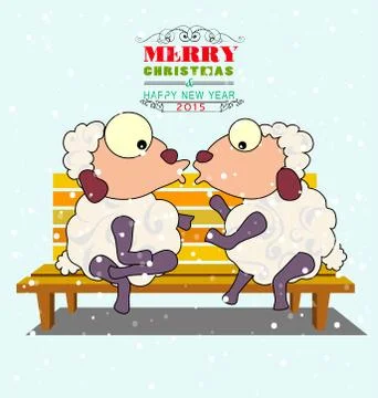 Merry christmas Stock Illustration